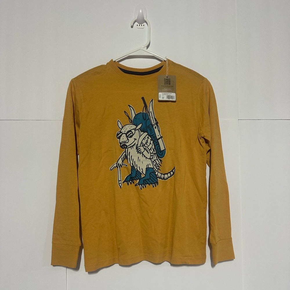 Patagonia Graphic Long Sleeve Shirt - Mustard